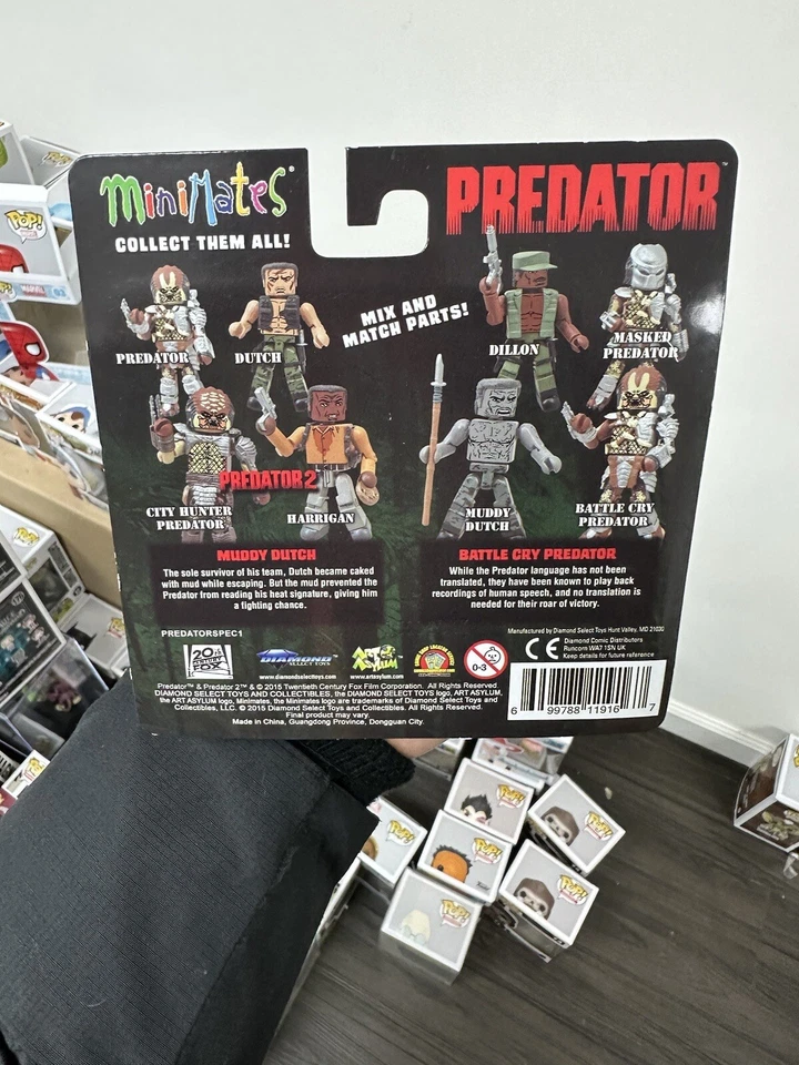 Minimates Predator Dillon Masked Predator Estuche Fresco Como Nuevo Foto 2 de 3