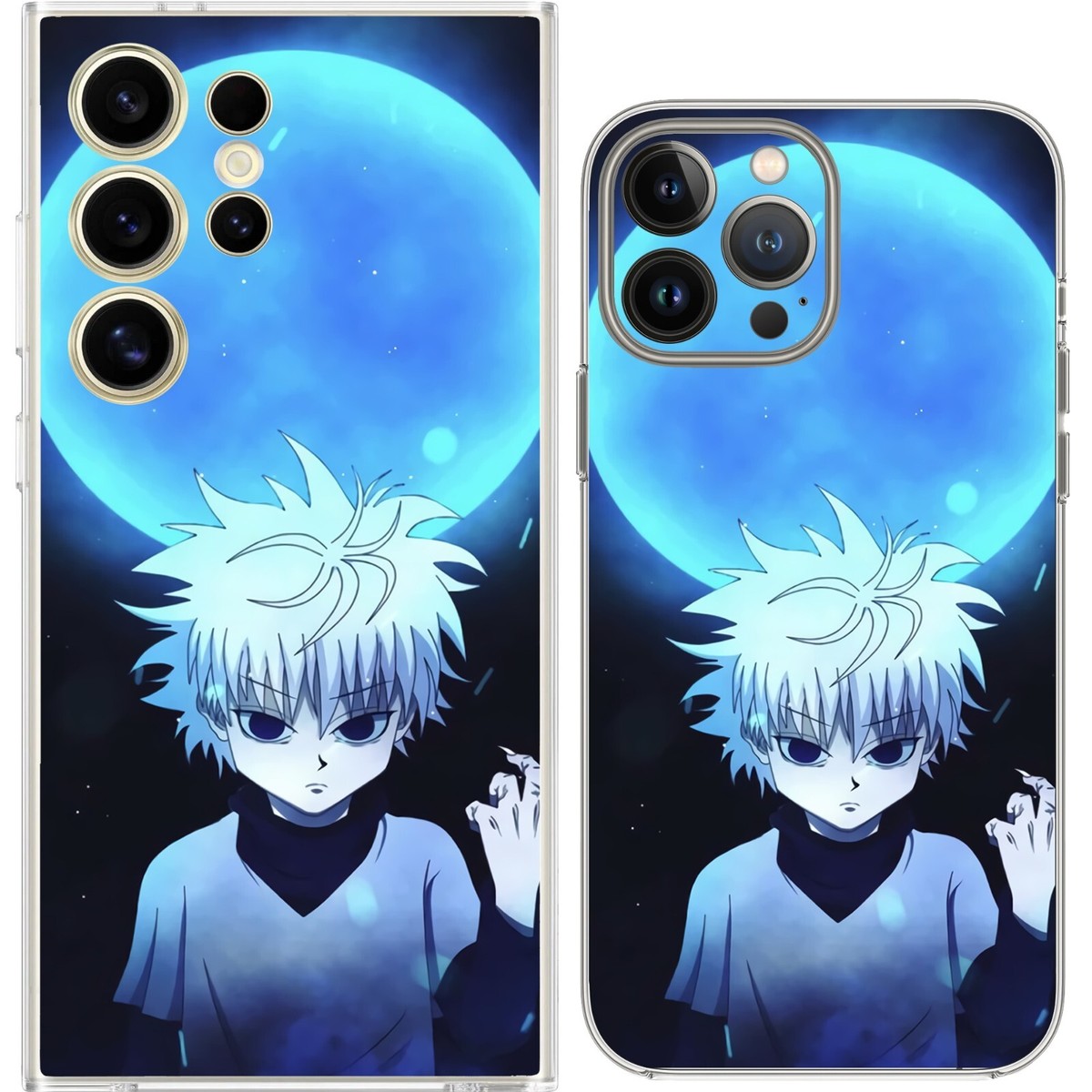 Killua Zoldick X Hunter Blue Moon Case Cover Silicone Shockproof MagSafe