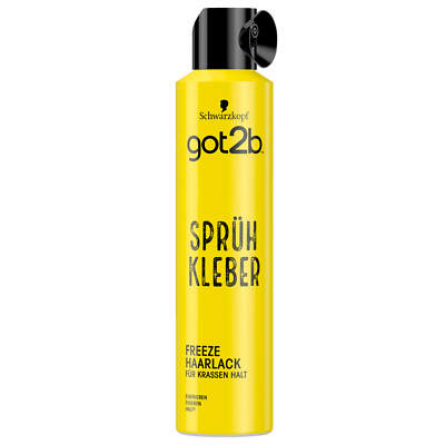 12x 300ml got2b Sprühkleber freeze Haarlack für krassen Halt fixieren Haarspray