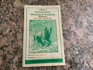 Pennsylvania Digest Of Hunting And Trapping Regulations 1997