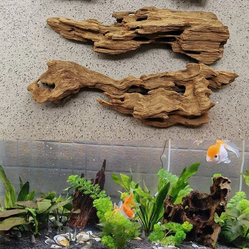 Aquarium Decoration Fish Tank Ornaments Driftwood Natural Tree Trunk Wood  5-40cm