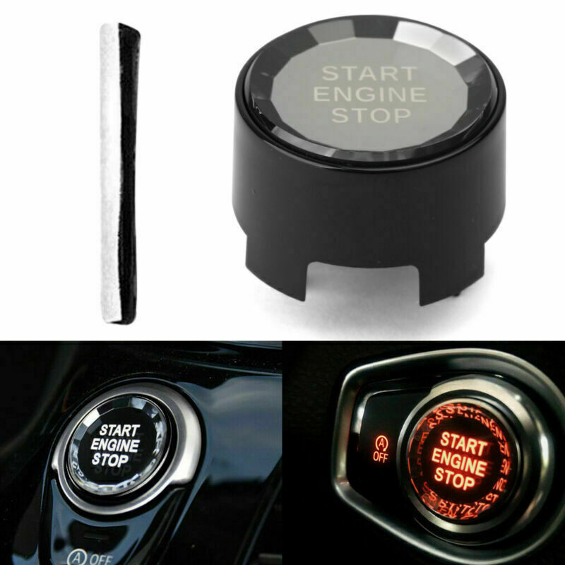 Black Start Stop Engine Button Switch Cover Crystal For BMW F ChassisF30 F10 F9.