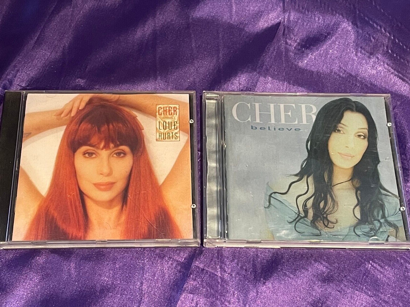 Cher - Quantity 2 CD Albums - Love Hurts 1991 & I Believe 1998