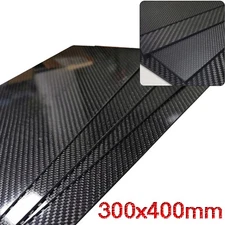 300x400mm High Hardness Carbon Fiber sheet Pure Carbon Panel Board 1mm-6mm Thick