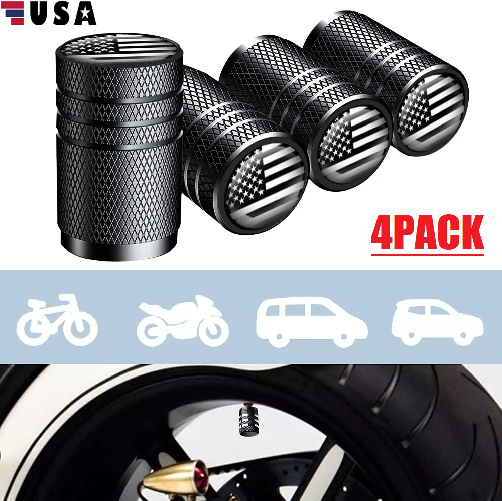4Pcs Leak-Proof Tire Valve Stem Caps for Car Truck Wheels Air Dust Protection