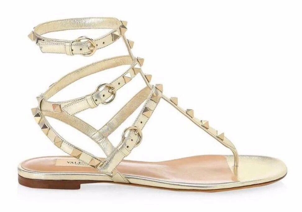 Valentino studded gladiator sandals discount