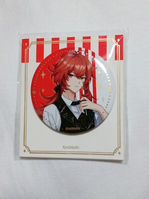 KFC Genshin Impact Diluc tin pin badge