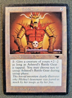 Ashnod's Battle Gear Antiquities HEAVILY PLD Artifact Uncommon MTG CARD(DS3D1PP) | eBay Ashnod's Battle Gear Antiquities HEAVILY PLD Artifact Uncommon MTG CARD(DS3D1PP) | eBay