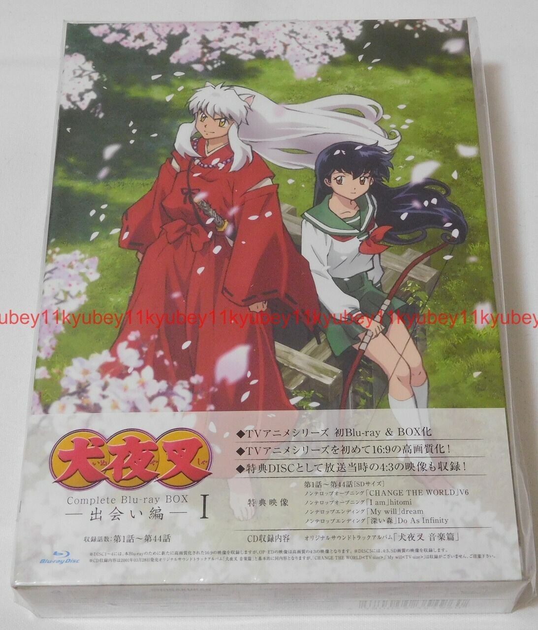 New Inuyasha Complete Blu-ray Box Vol.1 Soundtrack CD Booklet Japan  EYXA-13496