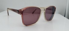 Vintage Madison Brown Gray Square Horn-Rimmed Sunglasses FRAMES ONLY Hong Kong
