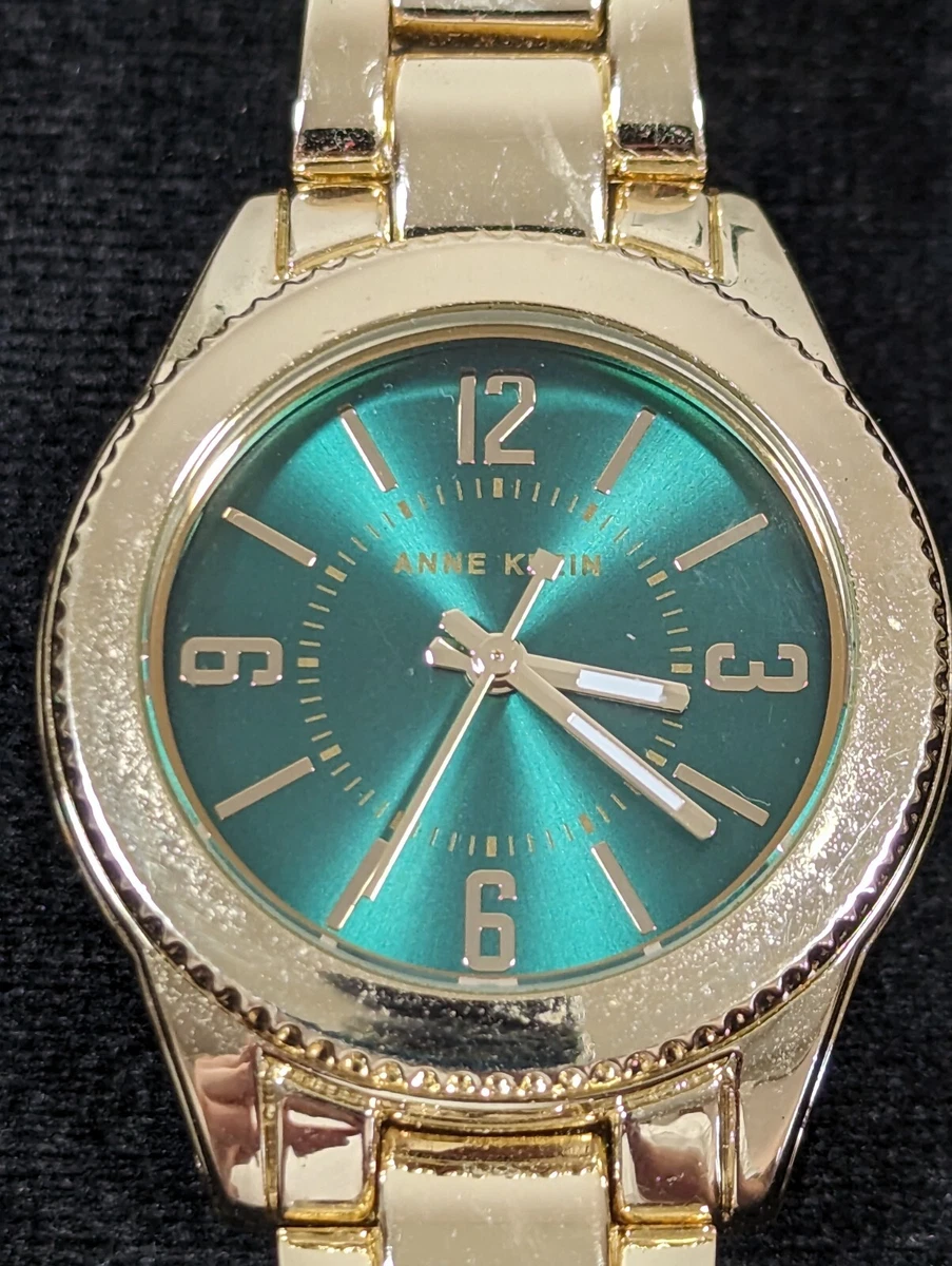 Anne klein green dial watch sales