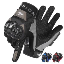 Touchscreen Gloves Motorcycle Gloves Anti-Slip Gloves with Shell for Men Women