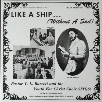 Pastor TL Barrett And The Youth For Christ Choir Like A Ship Vinyl LP Record NEW