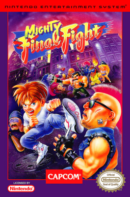 Mighty Final Fight Nintendo NES BOX ART Premium POSTER MADE IN USA - NES043