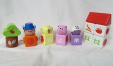 Vintage Chicco Magic Blocks Magnetic Building Farm Animals House Baby Toys Set