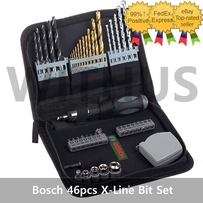#ad #ad Bosch Multi Purpose 46pcs X Line Bit Set Driver Drill Bits Bosch Accessories Set $50.79