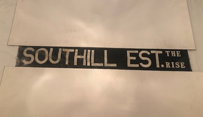 Southill Estate The Rise - 2 Weymouth Leinen Destination Bus Blind 1968 40''