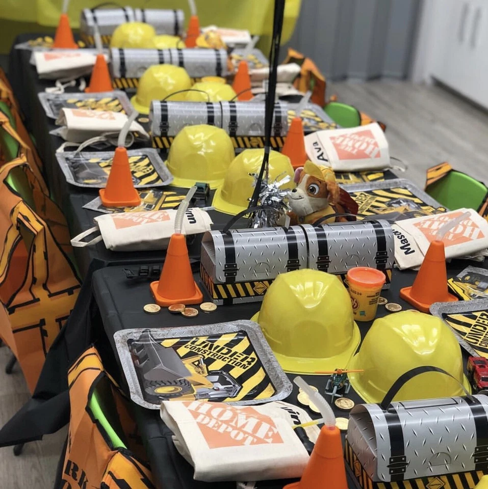 Jayd Products, caja de herramientas favor fiesta construcción, 12 unidades, construcción cumpleaños Foto 4 de 4