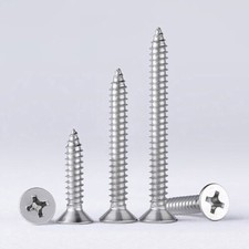 Phillips Countersunk Flat Head Self-tapping Wood Screw 316 SS M2 M2.2 M2.6~M3.5