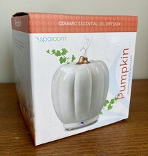 SpaRoom Ceramic Pumpkin USB Essential Oil Dif...