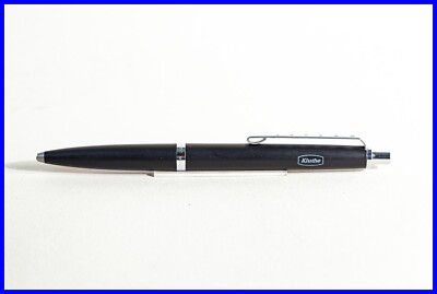 1973 MONTBLANC Carrera Ballpoint Pen # 590ms MATE BLACK & STEEL