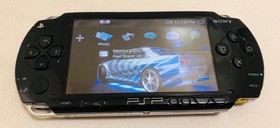 Sony PSP-1001 Black Console W/ Battery 32gb Memory Card & Charger Tested Working