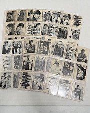 BEATLES TRADING CARDS T. C. G. B&W SERIES 1 COMPLETE SET CARDS 1-60 (1964)