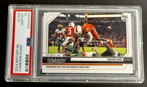 !!️RARO!!️2024 Panini NIL #1 DRAFT PICK CAM “WARD WOWS” RC/175💎PSA 10💎 - Imagen 23 de 24