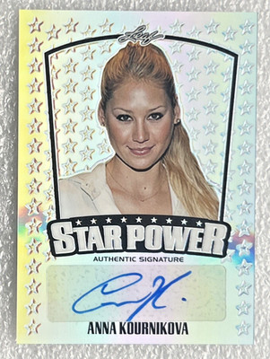 2015 Leaf Anna Kournikova Star Power Autogrammkarte - #SP-AKI - Tennisspieler & Modell