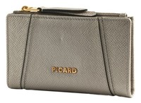 Picard Chic Way 1 Zip Wallet GeldböRse Silver Taupe Neu