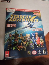 STARFOX ADVENTURES Prima Official Strategy Guide W/ Poster Nintendo 2002
