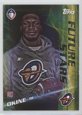 2019 Topps Alliance of American Football Future Stars Gold /25 Earl Okine 0g0