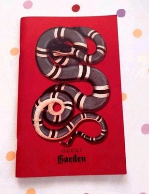 2021 GUCCI Garden Ghost Snake Notebook Limited Super Rare Neu