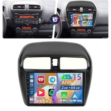 Android 15 For 2012-2018 Mitsubishi Mirage Carplay Car Stereo Radio Gps Navi Fm
