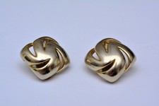 Schöne alte vergoldete Ohrclips - Vintage - 70er/80er Jahre
