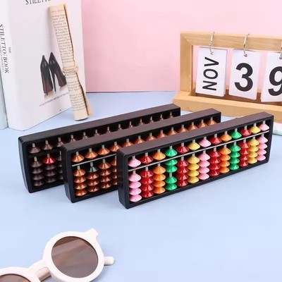 Abacus Soroban 13 Digit Rods Chinese Math Calculator Counting Aid Educating Tool