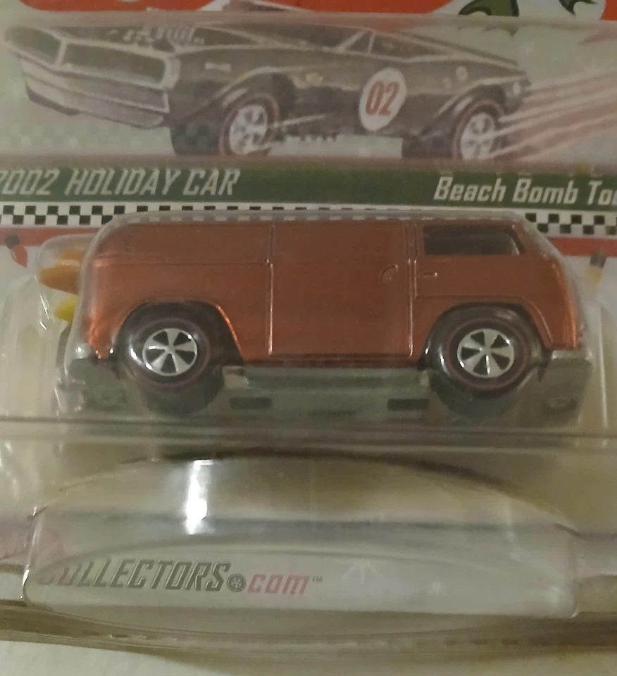 Coche de vacaciones Hot Wheels 2002 "Beach Bomb too" rosa Volkswagen 8688/10.000 Foto 3 de 4