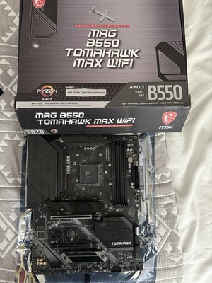 MSI MAG B550 TOMAHAWK Gaming Motherboard (AMD AM4, DDR4, PCIe 4.0, ATX)