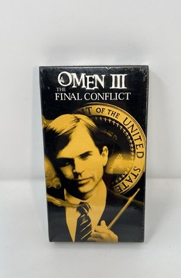 VINTAGE THE OMEN III THE FINAL CONFLICT 1981 VHS HORROR BRAND NEW SEALED