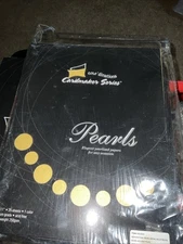 Pearls Brand Pearlescent Card Paper For Making Cards. 3 Books, 75 Pages.