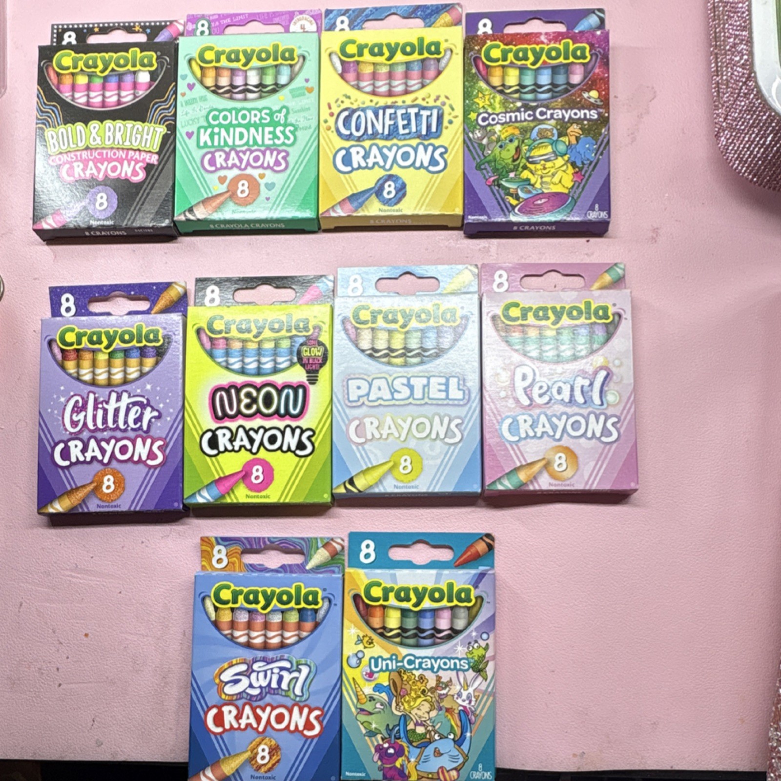 Crayola Crayons 8ct Assorted Types 