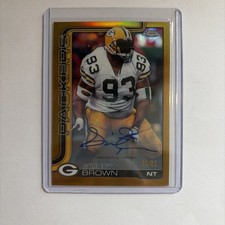 2025 TOPPS CHROME GILBERT BROWN GOLD AUTOGRAPH 30/50
