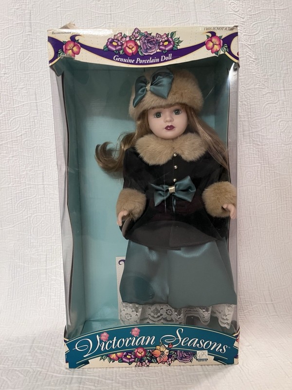 Victorian Seasons, Genuine Porcelain Doll, Collectibles Brass Key, Inc., 1998