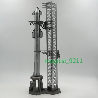Wltk Space Star Ship SUPERHEAVY BOOSTER With Launch Tower 1/400 Model Gift New
