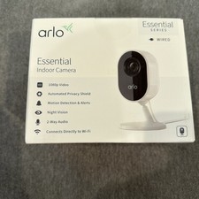 Brand New Arlo Essential Indoor Security Camera Wired - White VMC2040-100NAS 