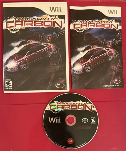 Need for Speed: Carbon Racing (Nintendo Wii, 2006) Complete With Manual
