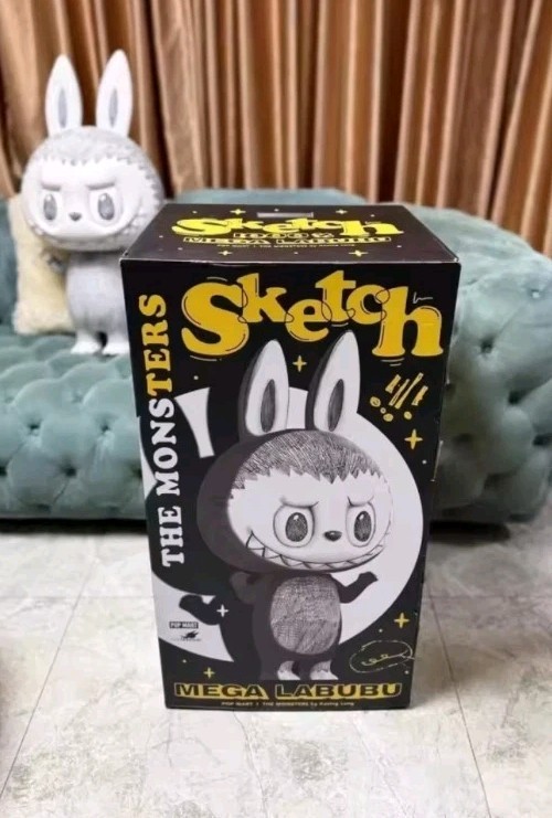 POPMART Labubu SKETCH MEGA 1000%  NEW 80cm