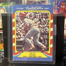 1987 fleer limited edition baseball cards value Amazon.com: 1987 Fleer Limited Edition Baseball Superstars Set LOADED with  Stars and Hall of Famers including George Brett, Roger Clemens, Tony Gwynn,  Pete Rose, Mike Schmidt, Don Mattingly and Robin Yount Plus :