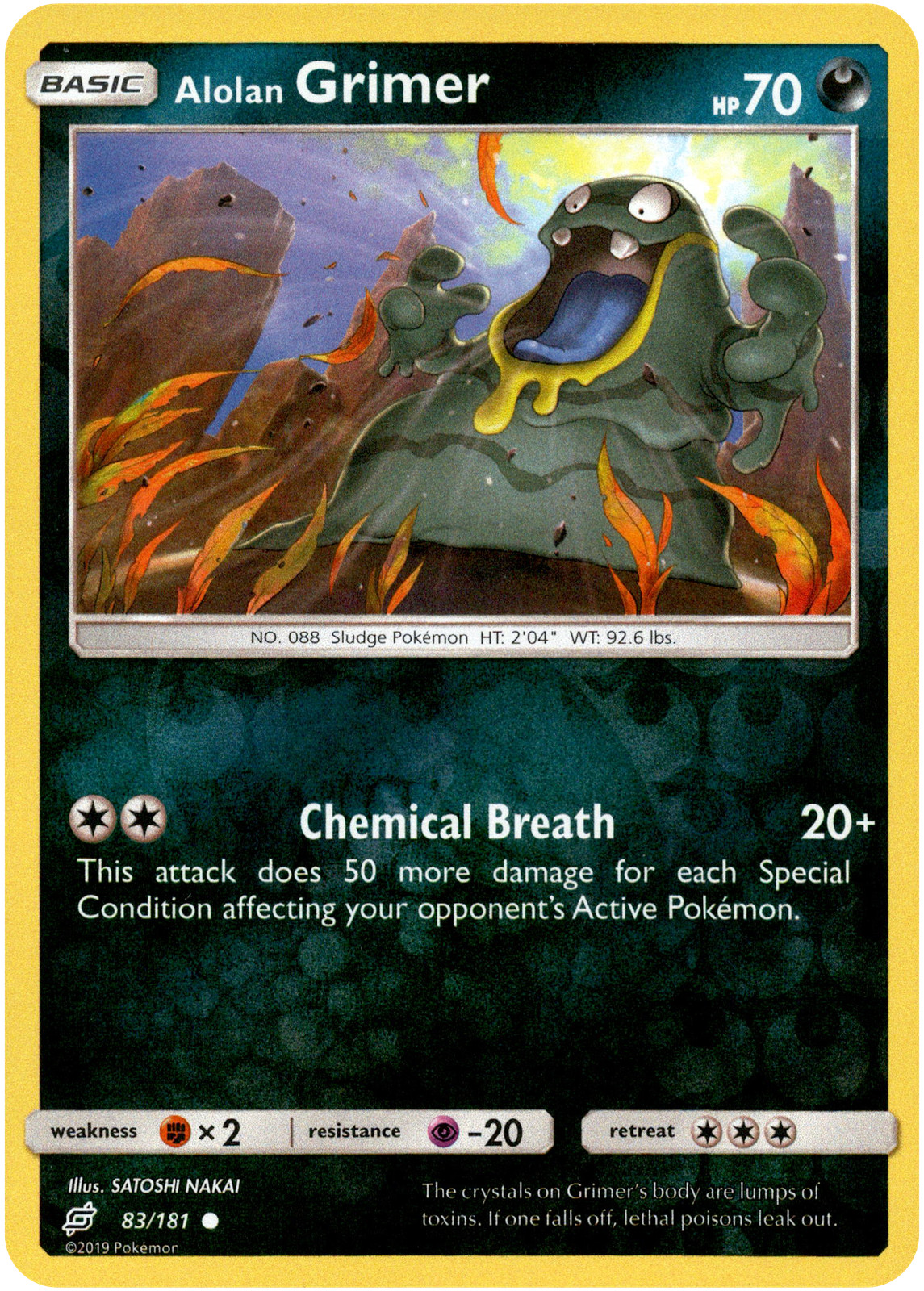 Alolan Grimer - 83/181 - Team Up - Reverse Holo