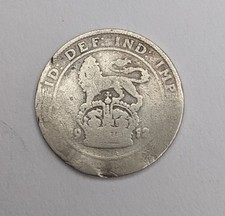 1912 sixpence coin